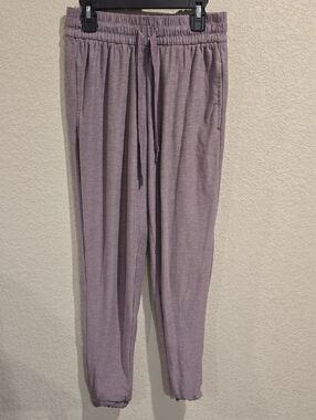 Kyodan Soft Knit Joggers - Lavender Heather - Size Small